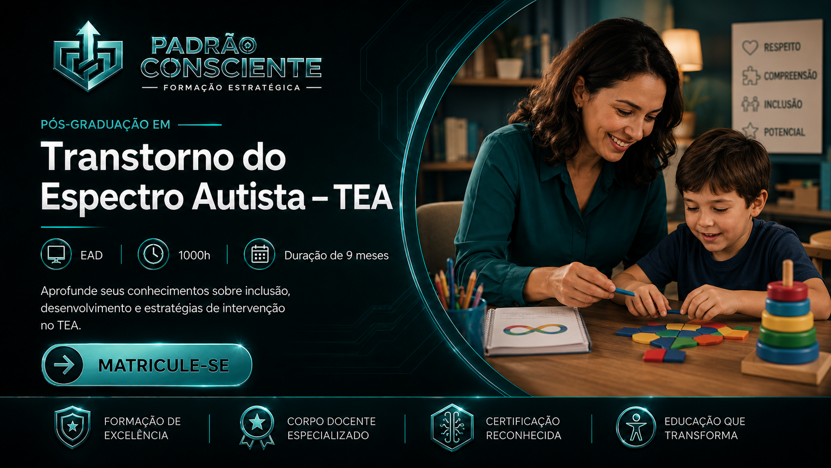 Especialização em Transtorno do Espectro Autista - TEA em Anápolis