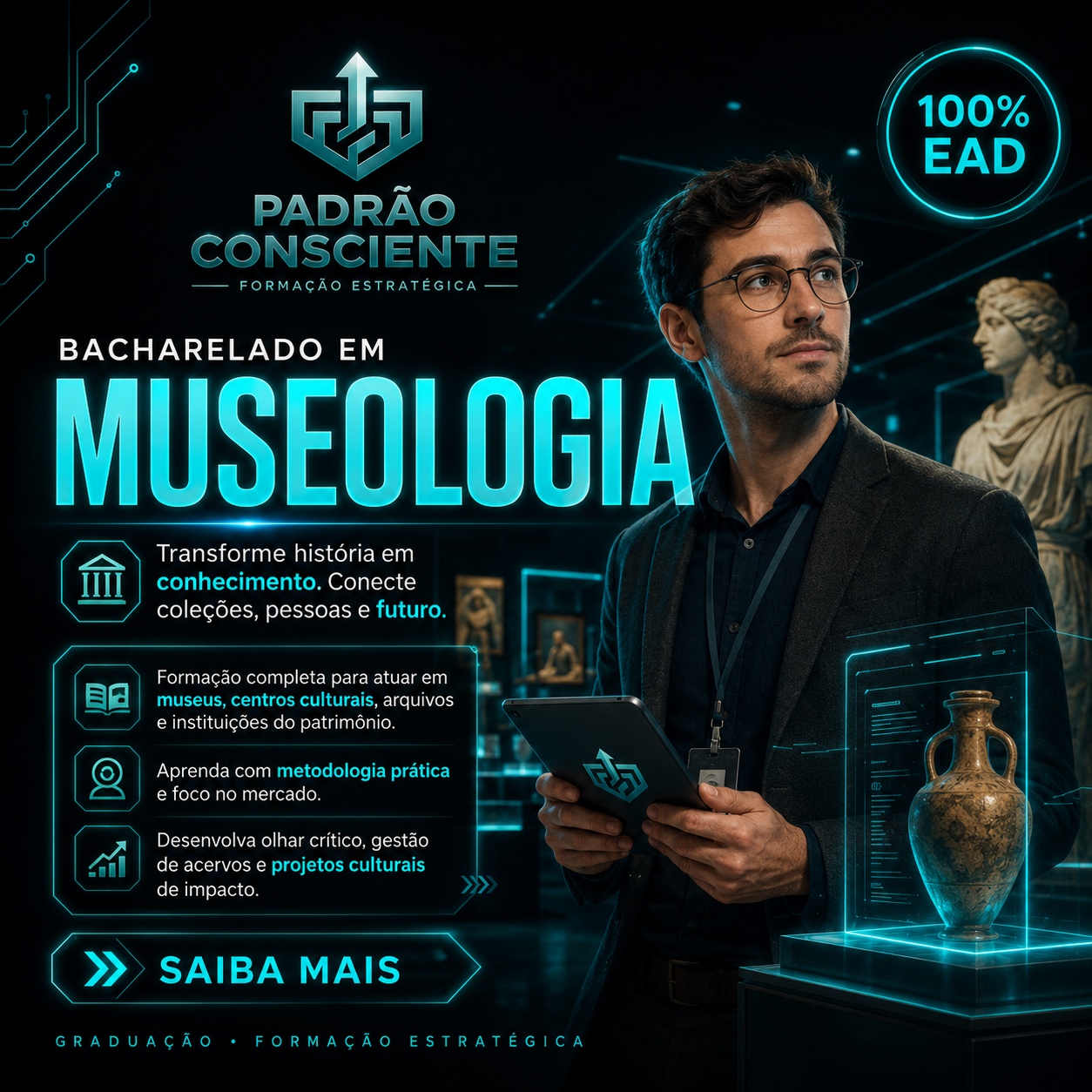 Bacharelado em Museologia 100% EAD
