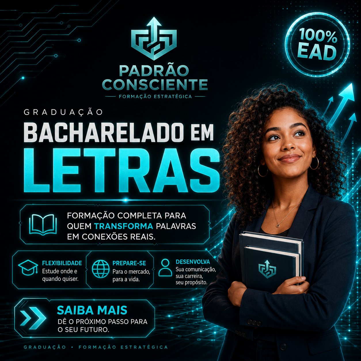 Bacharelado em Letras 100% EAD