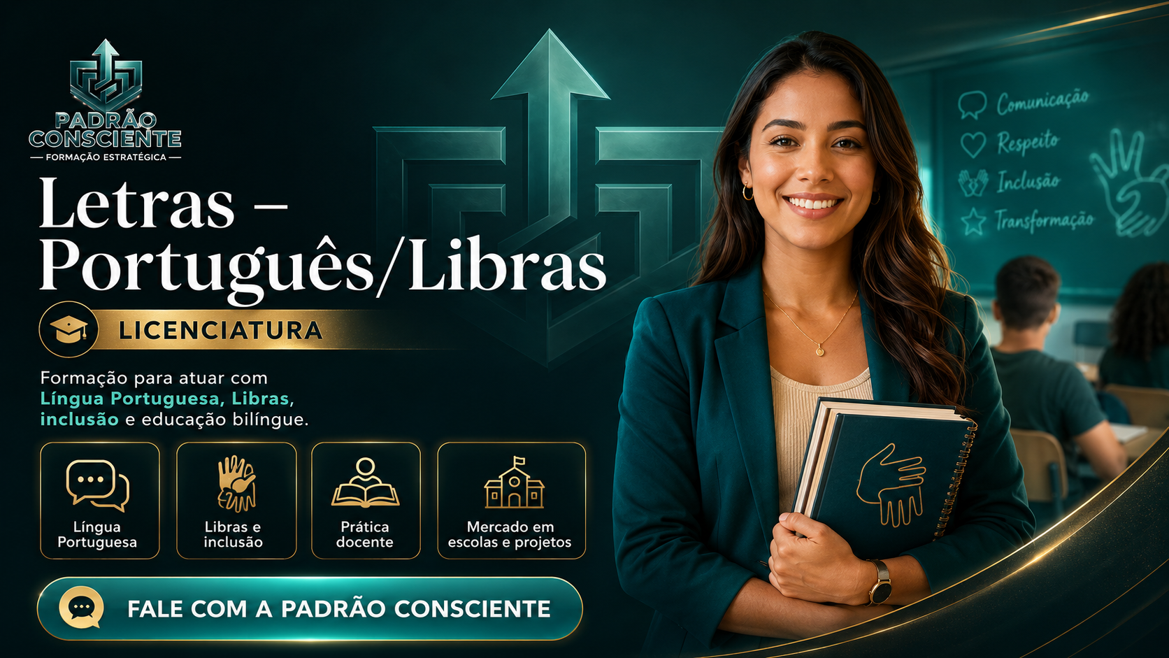 Letras — Português/Libras em Anápolis