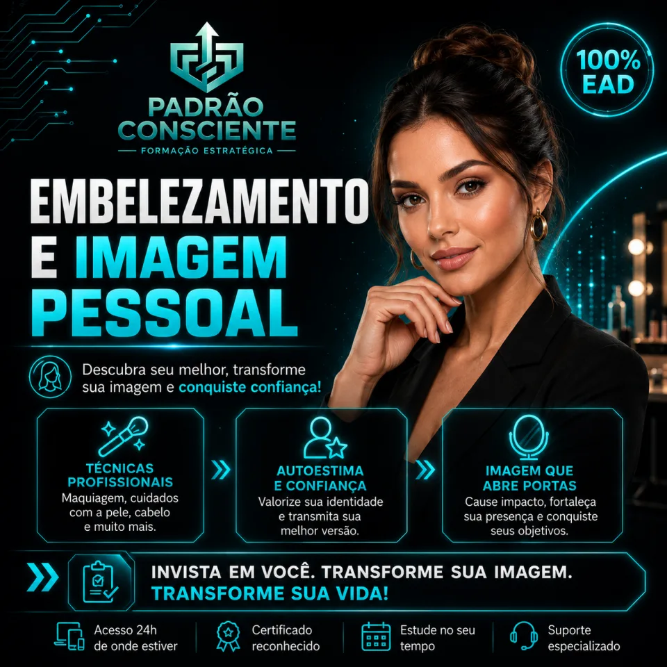 Embelezamento e Imagem Pessoal 100% EAD