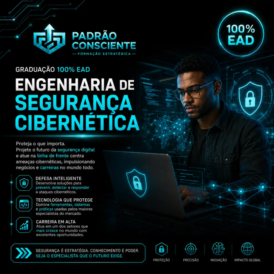 Engenharia de Segurança Cibernética 100% EAD