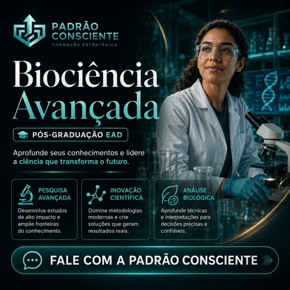 Especialização em Biociência Avançada: Tecnologias Biológicas 100% EAD