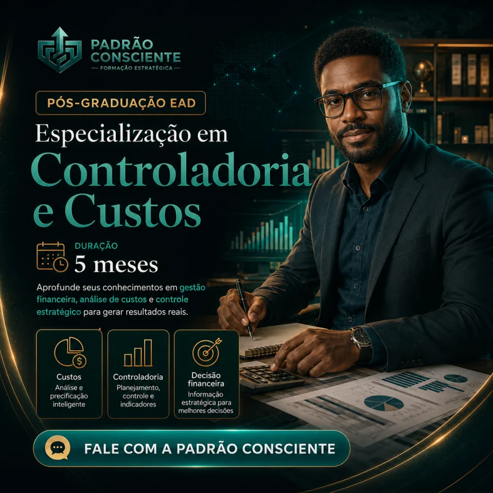 Especialização em Controladoria e Custos 100% EAD