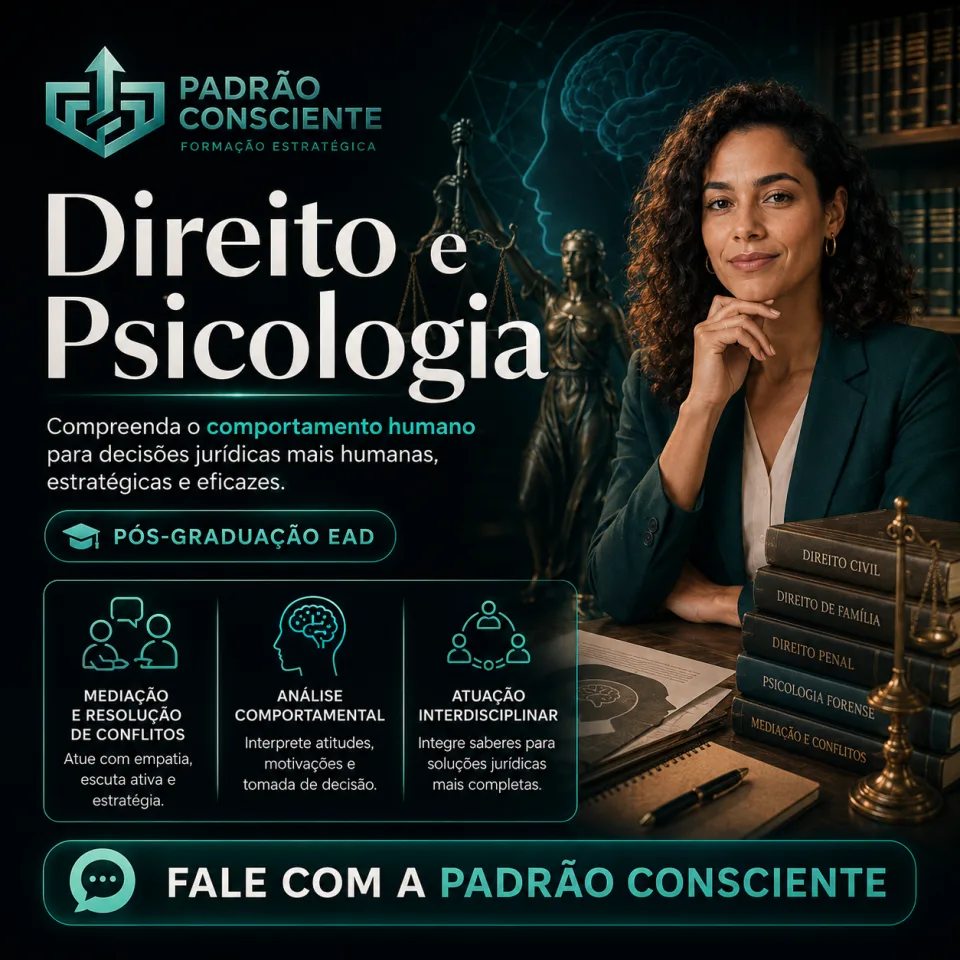 Especialização em Direito, Psicologia e Gestão de Conflitos Laborais 100% EAD