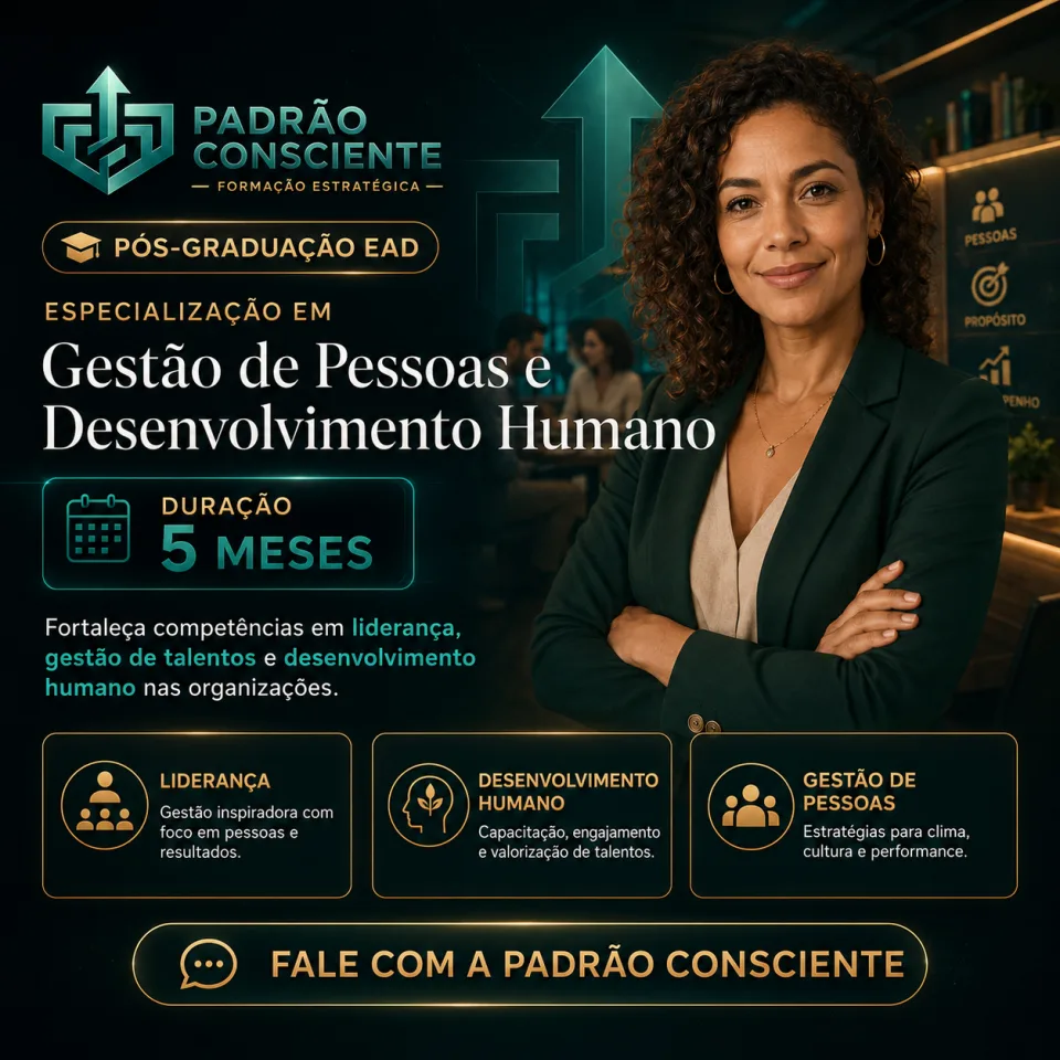 Especialização em Gestão de Pessoas e Desenvolvimento Humano 100% EAD
