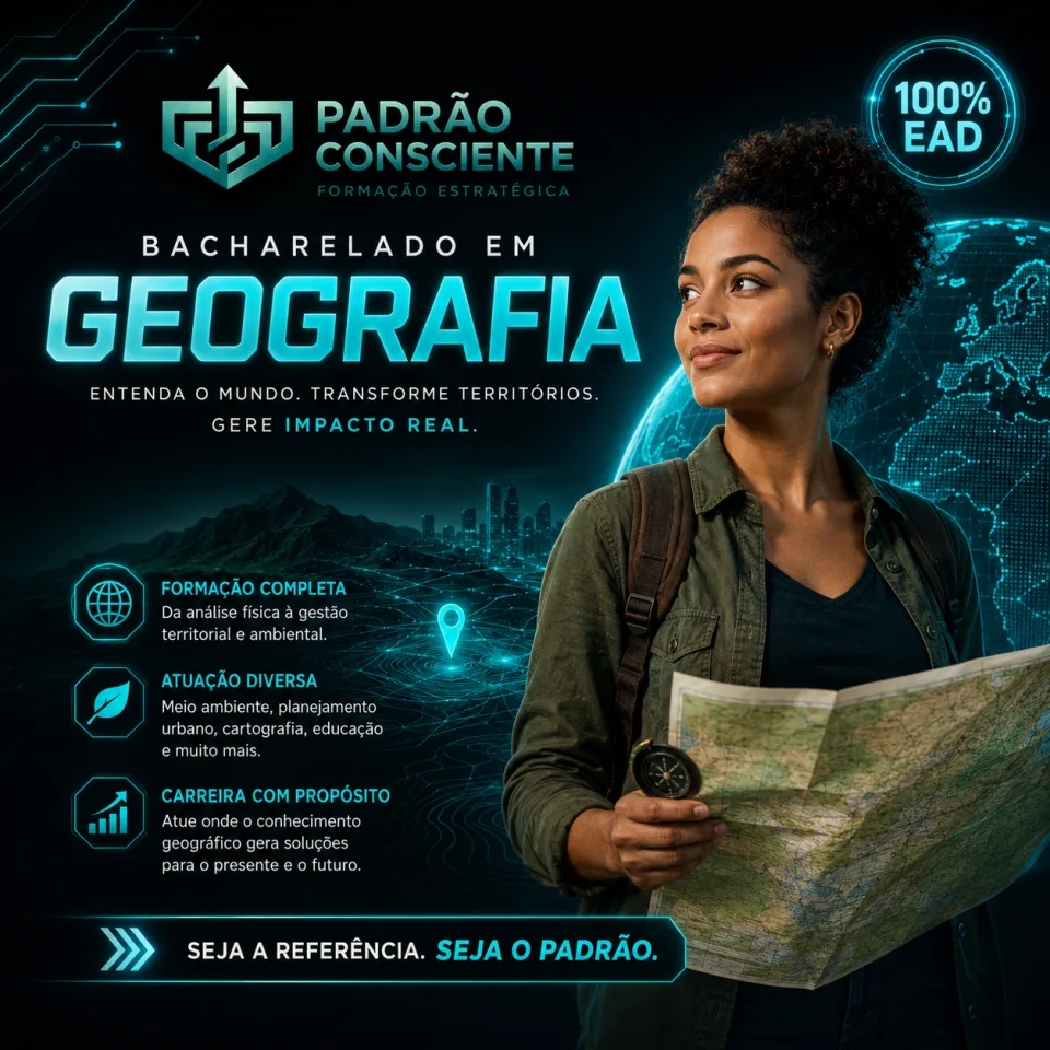 Bacharelado em Geografia 100% EAD