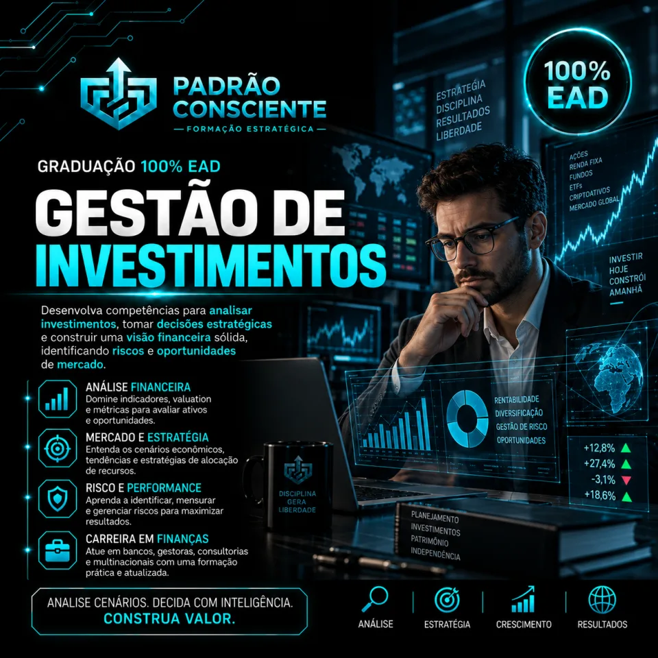 Gestão de Investimentos 100% EAD