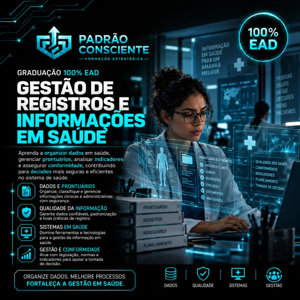 Gestão de Registros e Informações em Saúde 100% EAD