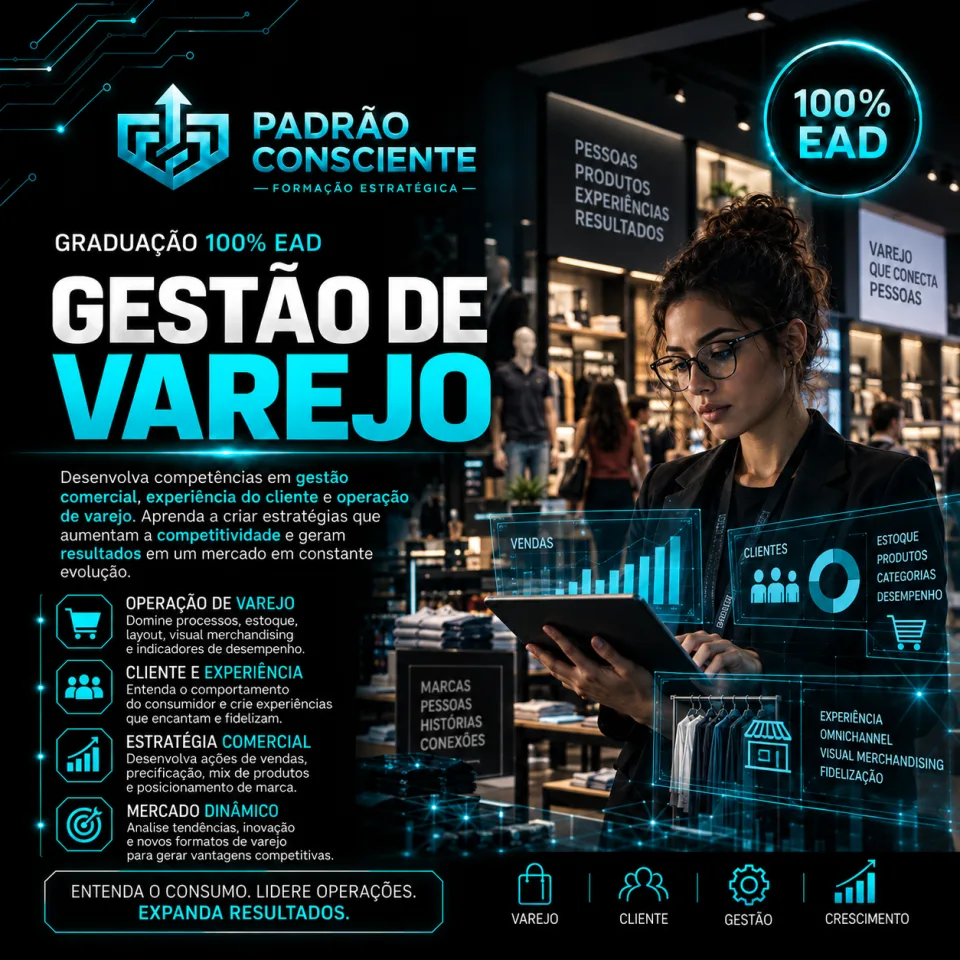 Gestão de Varejo 100% EAD