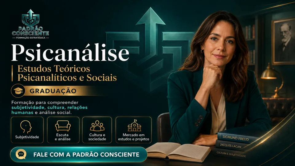 Psicanálise — Estudos Teóricos Psicanalíticos e Sociais Semipresencial