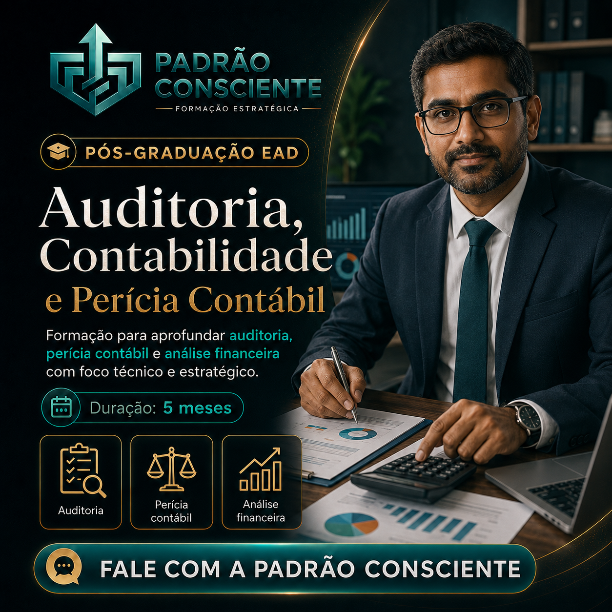 Especialização em Auditoria, Contabilidade e Perícia Contábil em Campinas