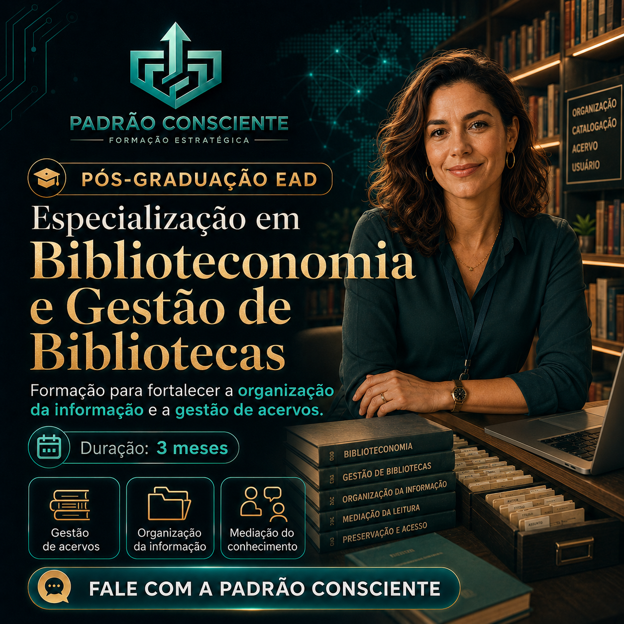 Especialização em Biblioteconomia e Gestão de Bibliotecas em Axixá do Tocantins