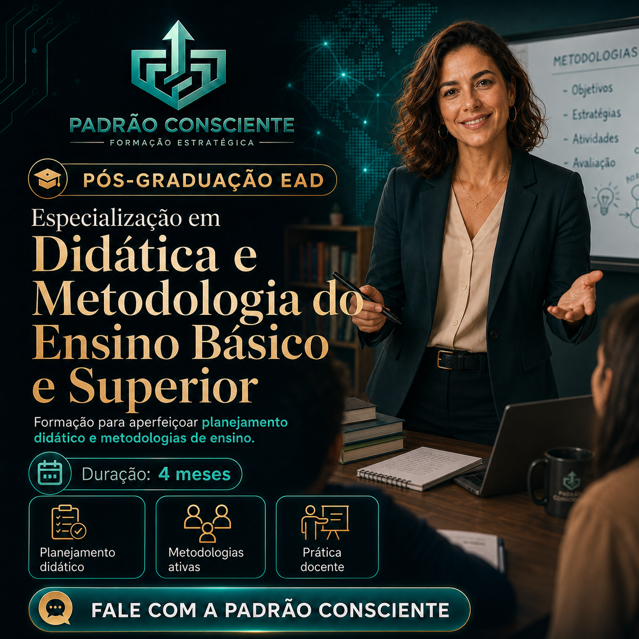 Especialização em Didática e Metodologia do Ensino Básico e Superior em Axixá do Tocantins