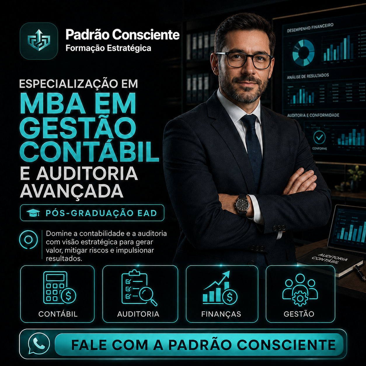 Especialização em MBA em Gestão Contábil e Auditoria Avançada em Águas de São Pedro