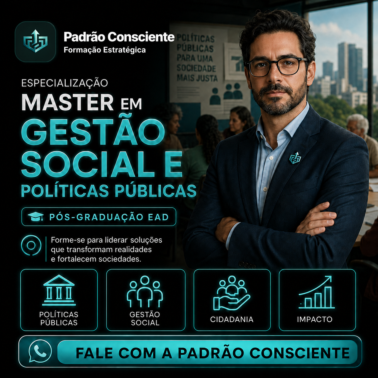 Especialização Master em Gestão Social e Políticas Públicas em Maringá
