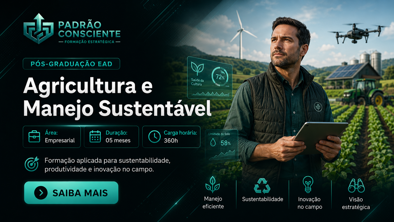 Especialização em Agricultura e Manejo Sustentável em Axixá do Tocantins
