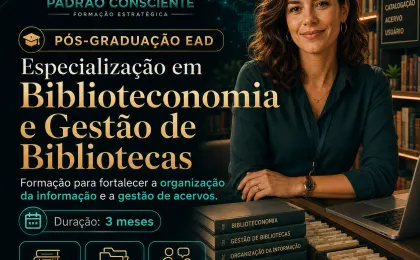 Especialização em Biblioteconomia e Gestão de Bibliotecas