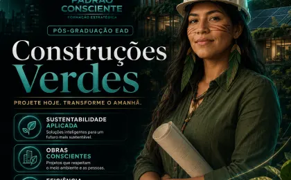 Especialização em Construções Verdes: Sustentabilidade e Responsabilidade Ambiental