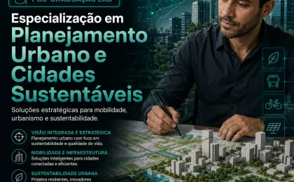 Especialização em Planejamento Urbano e Cidades Sustentáveis