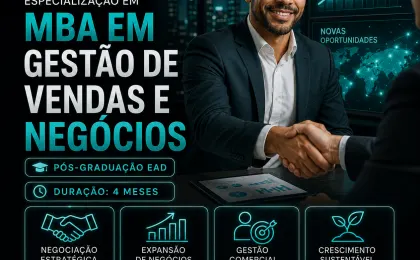 Especialização em MBA em Gestão de Vendas e Negócios